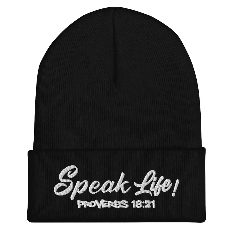 Speak Life!(White Ink)