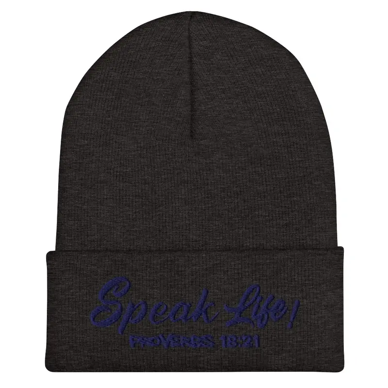 Speak Life!(Navy Blue Ink)